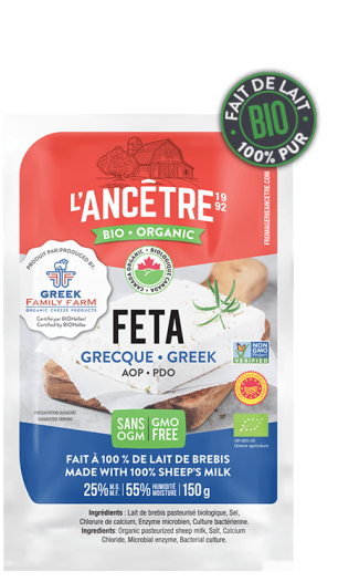 L'Ancetre Org Feta Cheese 150g