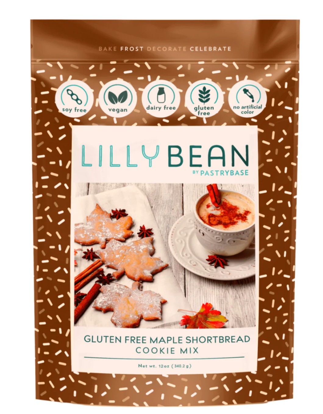 LillyBean Gluten Free Maple Shortbread Cookie Mix 340g