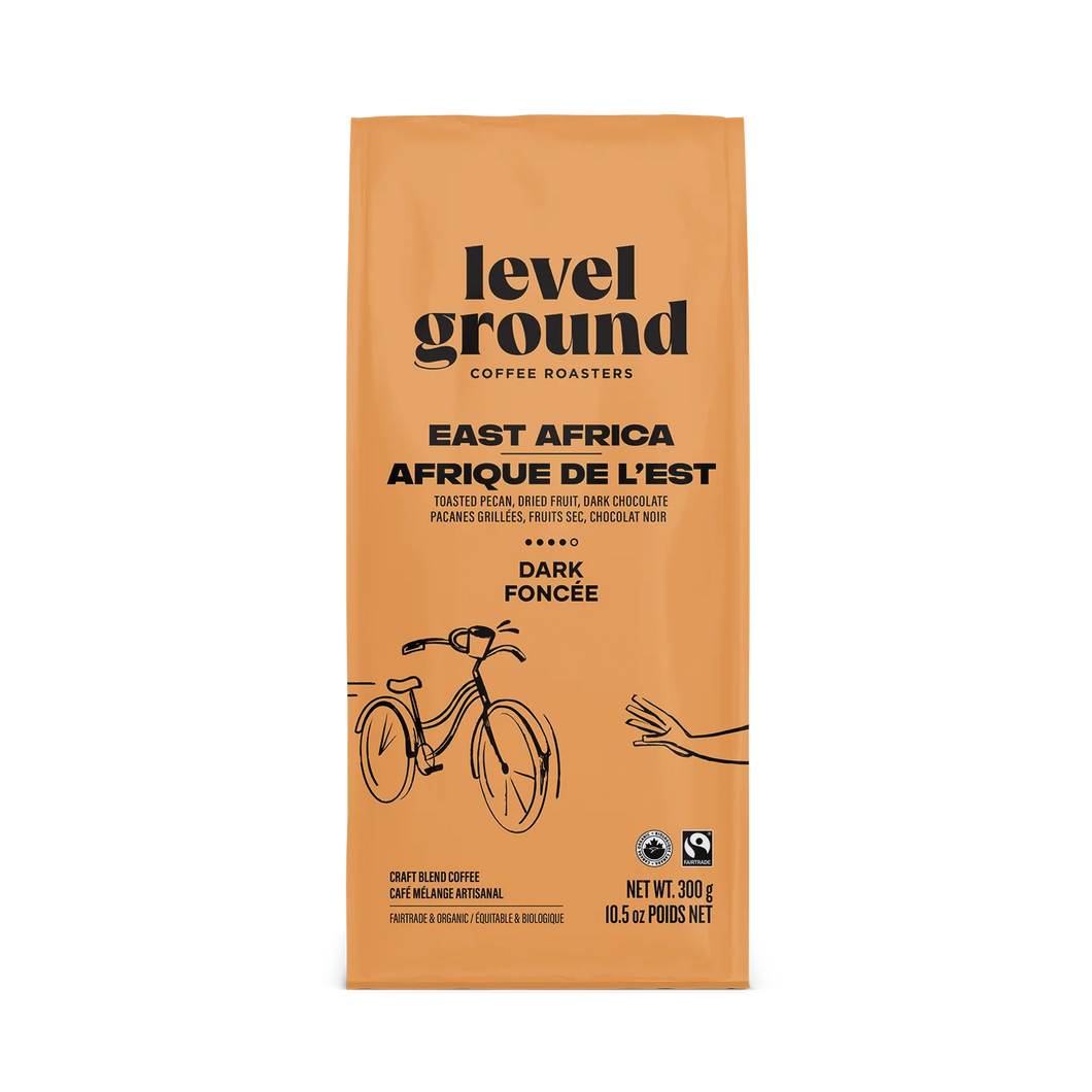 Level Ground Trading East Africa Organic Coffee Blend Ground 300g