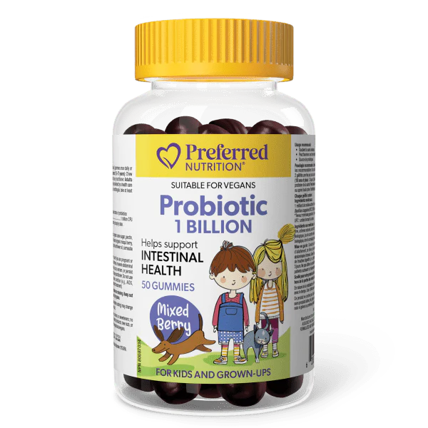 Preferred Nutrition Children's Probiotic 1 Billion 50 gummies