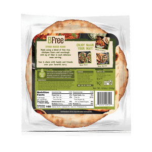 BFREE Gluten Free Stone Baked Naan Bread 240g