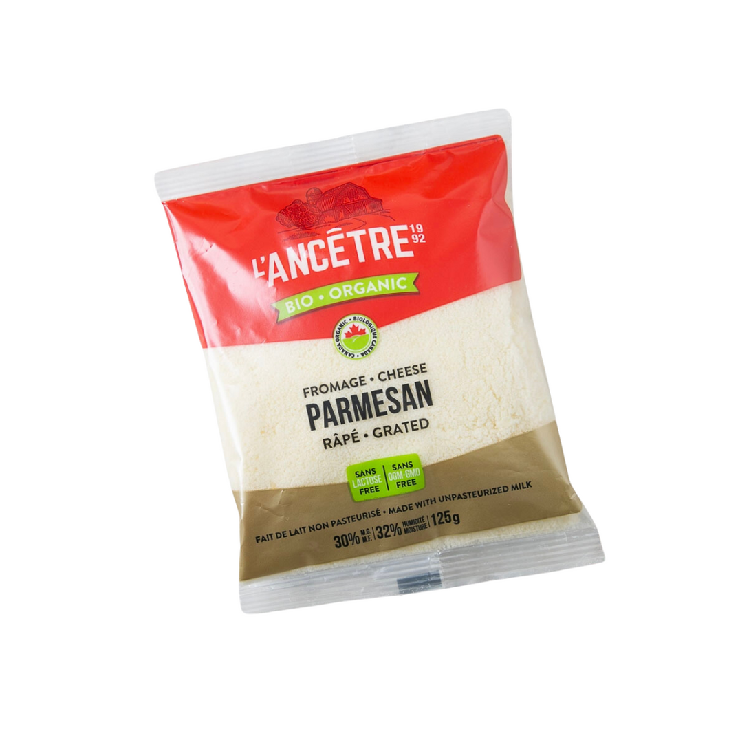 L’Ancetre Organic Grated Parmesan Cheese 125g