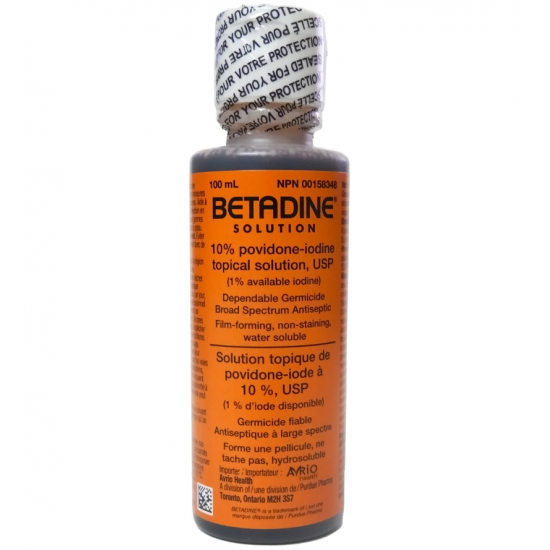 Betadine Povidone Iodine 10% Solution 100ml