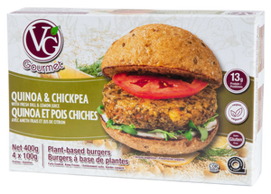 Vegan Gourmet Quinoa and Chickpea Burger 4 Pack 400g