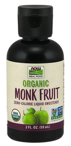 NOW Organic Monk Fruit Liquid Sweetener 59ml