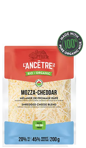 L'Ancetre Organic Shredded Cheddar Mozza Cheddar 200g