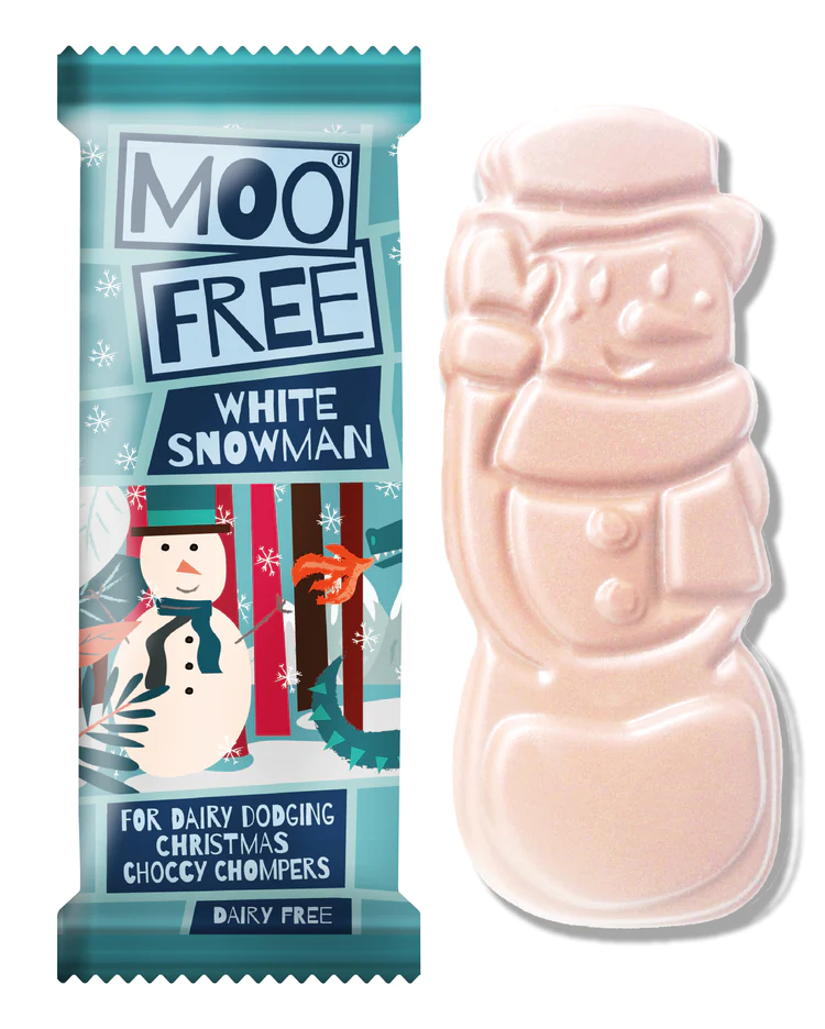 Moo Free Mini Moo Organic White Snowman 20g