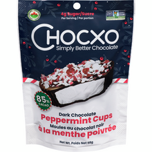 Load image into Gallery viewer, Chocxo Dark Choc Peppermint Cups 98g
