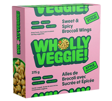 Load image into Gallery viewer, Wholly Veggie Sweet And Spicy Broccoli Wings 375g
