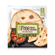 Load image into Gallery viewer, BFREE Gluten Free Stone Baked Naan Bread 240g
