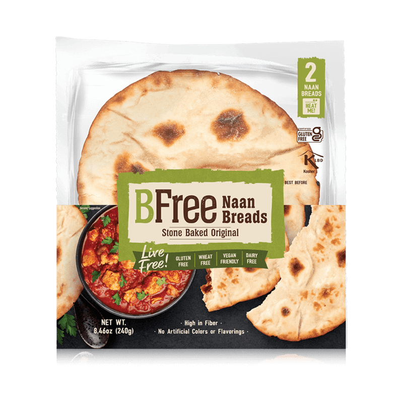 BFREE Gluten Free Stone Baked Naan Bread 240g