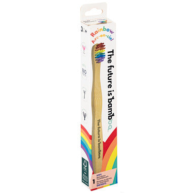 Future is Bamboo Rainbow Kids Bamboo Toothbrush