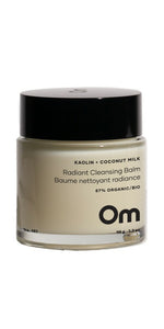 Om Organics Kaolin And Coconut Milk Radiant Cleansing Balm 90g