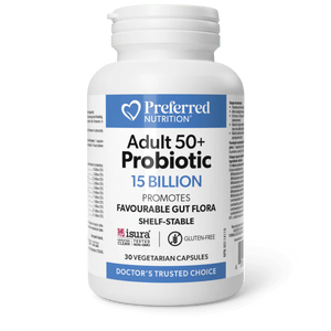 Preferred Nutrition Adult 50+ Probiotic 15 Billion 30vcaps