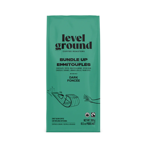 Level Ground Trading Organic Bundle Up Seasonal Dark Roast Coffee Beans 330g