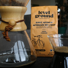 Load image into Gallery viewer, Level Ground Trading East Africa Organic Coffee Blend Ground 300g
