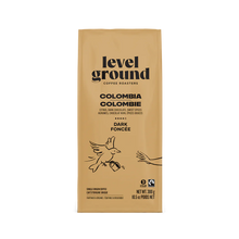 Load image into Gallery viewer, Level Ground Trading Colombia Organic Dark Roast Coffee Whole Bean 300g
