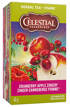 Celestial Seasonings Cranberry Apple Zinger 20 Tea Bags