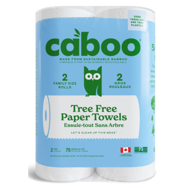 Caboo Bamboo Paper Towel 2 pack