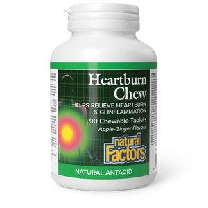 Natual Factors Heartburn Chew 90chew