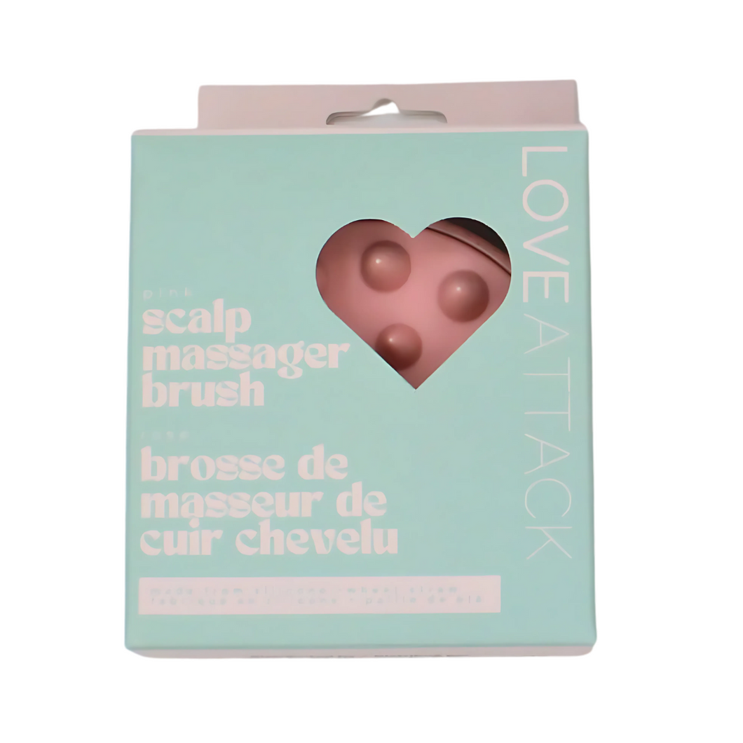 Love Attack Scalp Massager Pink