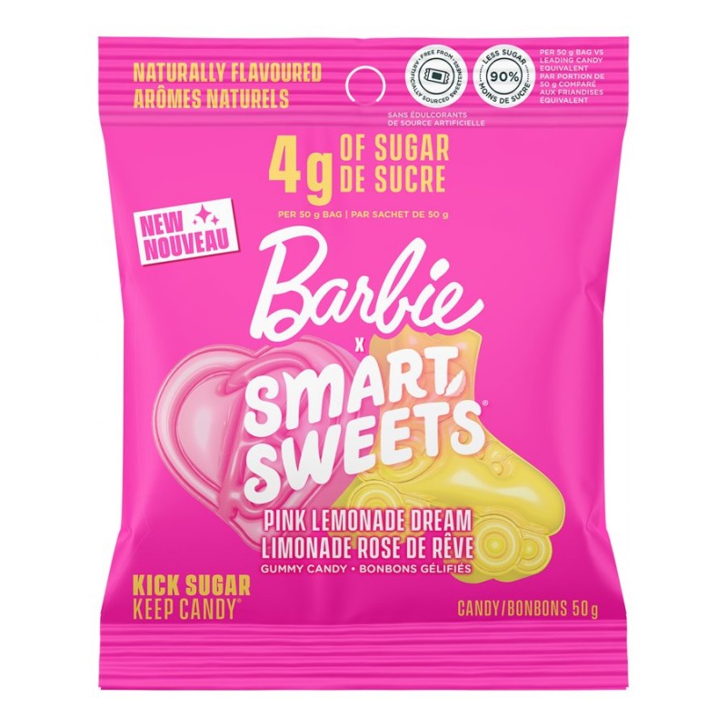 Smart Sweets Barbie Pink Lemonade Dream 50g 14pk