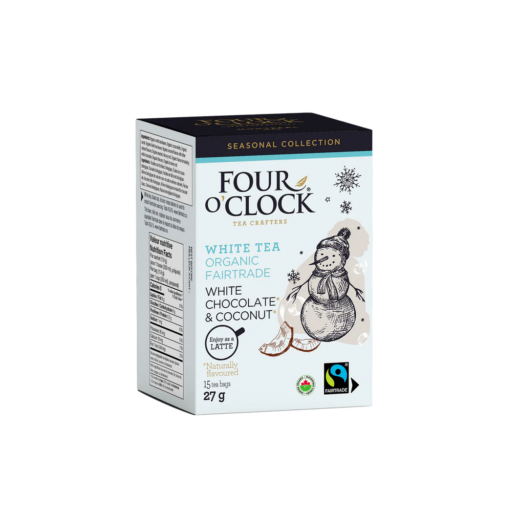 4 O Clock White Chocolate Coconut White Tea 15 Teabags