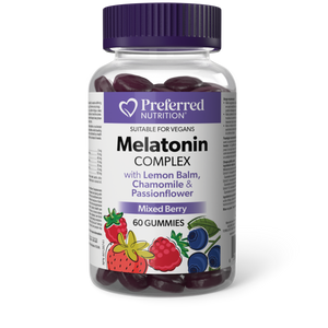 Preferred Nutrition Mixed Berry Melatonin Sleep Complex Gummies 60 Gummies