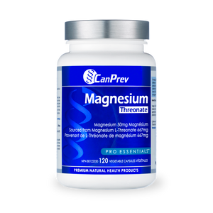 CanPrev Magnesium Threonate 120 Vegetarian Capsules