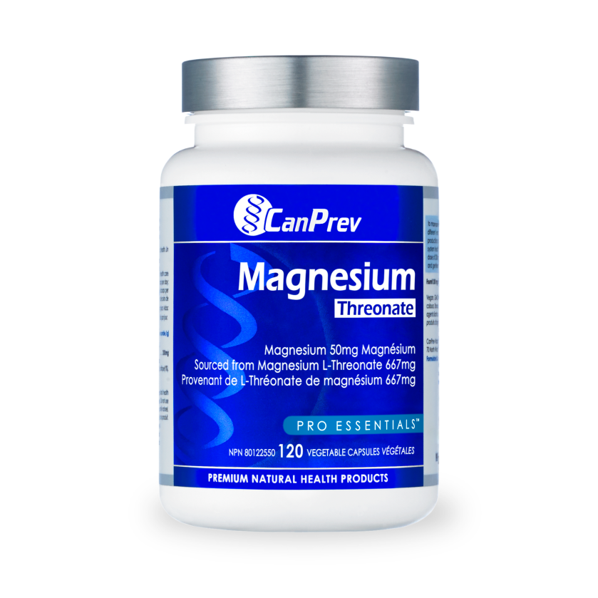 CanPrev Magnesium Threonate 120 Vegetarian Capsules