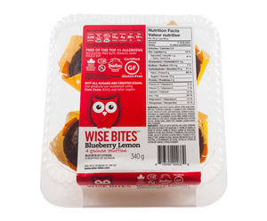 Wise Bites Gluten Free Blueberry Lemon Quinoa Muffins 4pk 340g