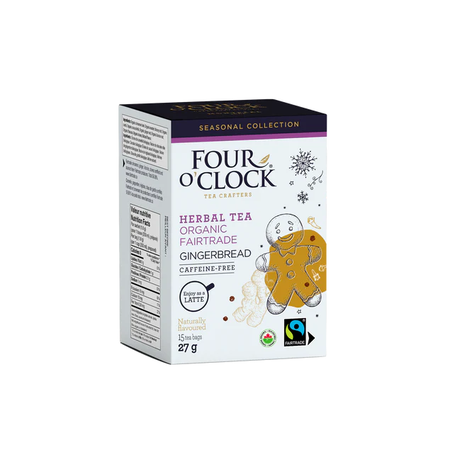 Four O'Clock Organic Gingerbread Herbal Tea 15 Teabags