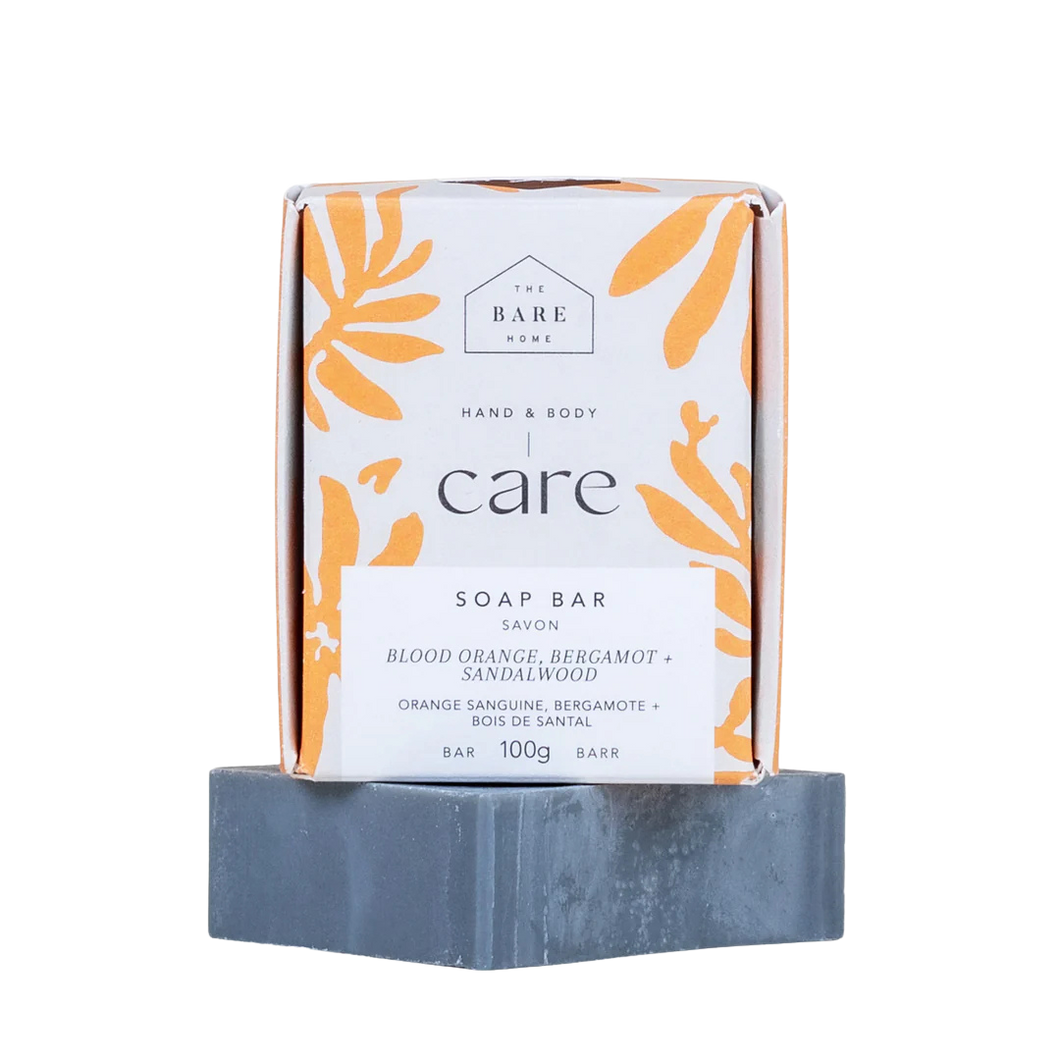 The Bare Home Hand And Body Bar Soap Blood Orange Bergamot And Sandalwood 100g