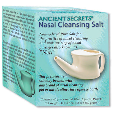 Ancient Secrets Nasal Cleaning Salt Packets 80g