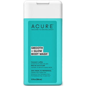 Acure Smooth Glow Body Wash 354ml