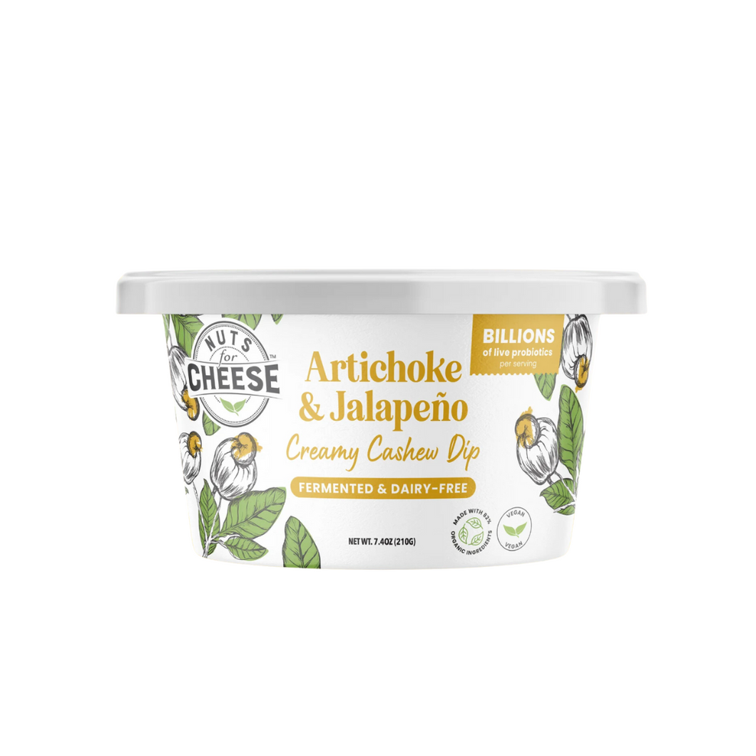 Nuts For Cheese Artichoke Jalapeno Cashew Dip 210g