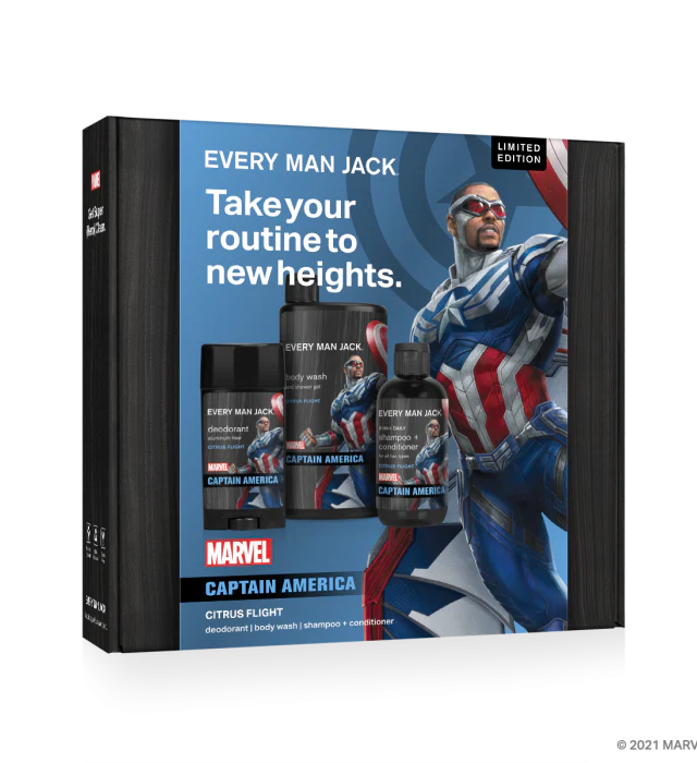 Every Man Jack Marvel Captain America Box Kit