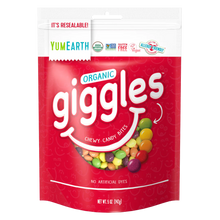 Load image into Gallery viewer, YumEarth Organic Giggles Chewy Candy Bites 142g
