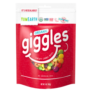 YumEarth Organic Giggles Chewy Candy Bites 142g