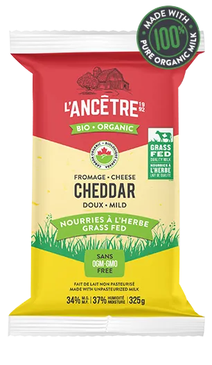 L'Ancetre Mild Cheddar Grass Fed Cheese 325g