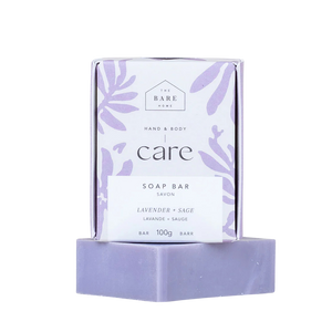 The Bare Home Hand And Body Bar Soap Lavender Sage 100g