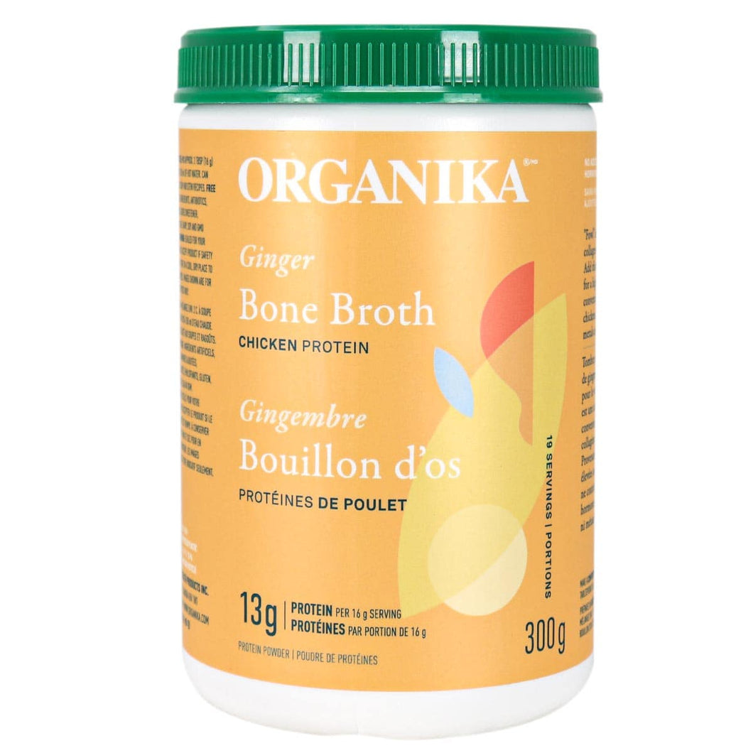 Organika Chicken Bone Broth Ginger 300g