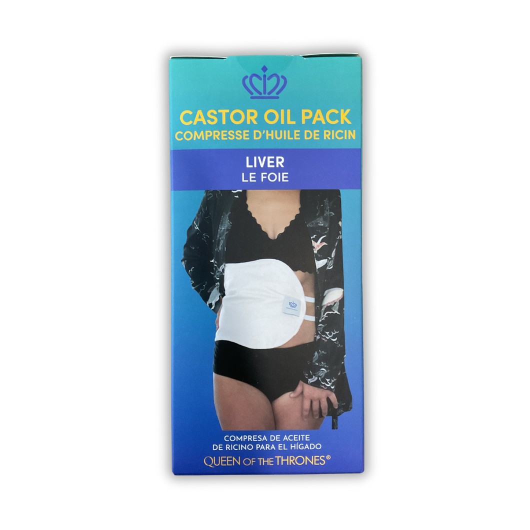 Queen of the Thrones Liver Castor Oil Pack