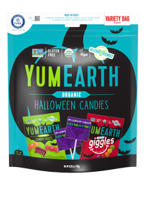 YumEarth Org Halloween Trick-Or-Treat Variety Pack 50 Count