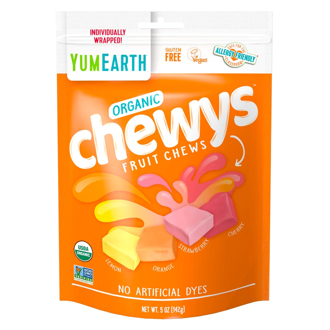 Yum Earth Organic Fruit Chews 142g