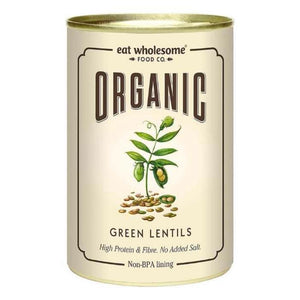Eat Wholesome Organic Green Lentils 398ml