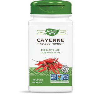 Nature's Way Cayenne Pepper 40,000HU 100 Capsules