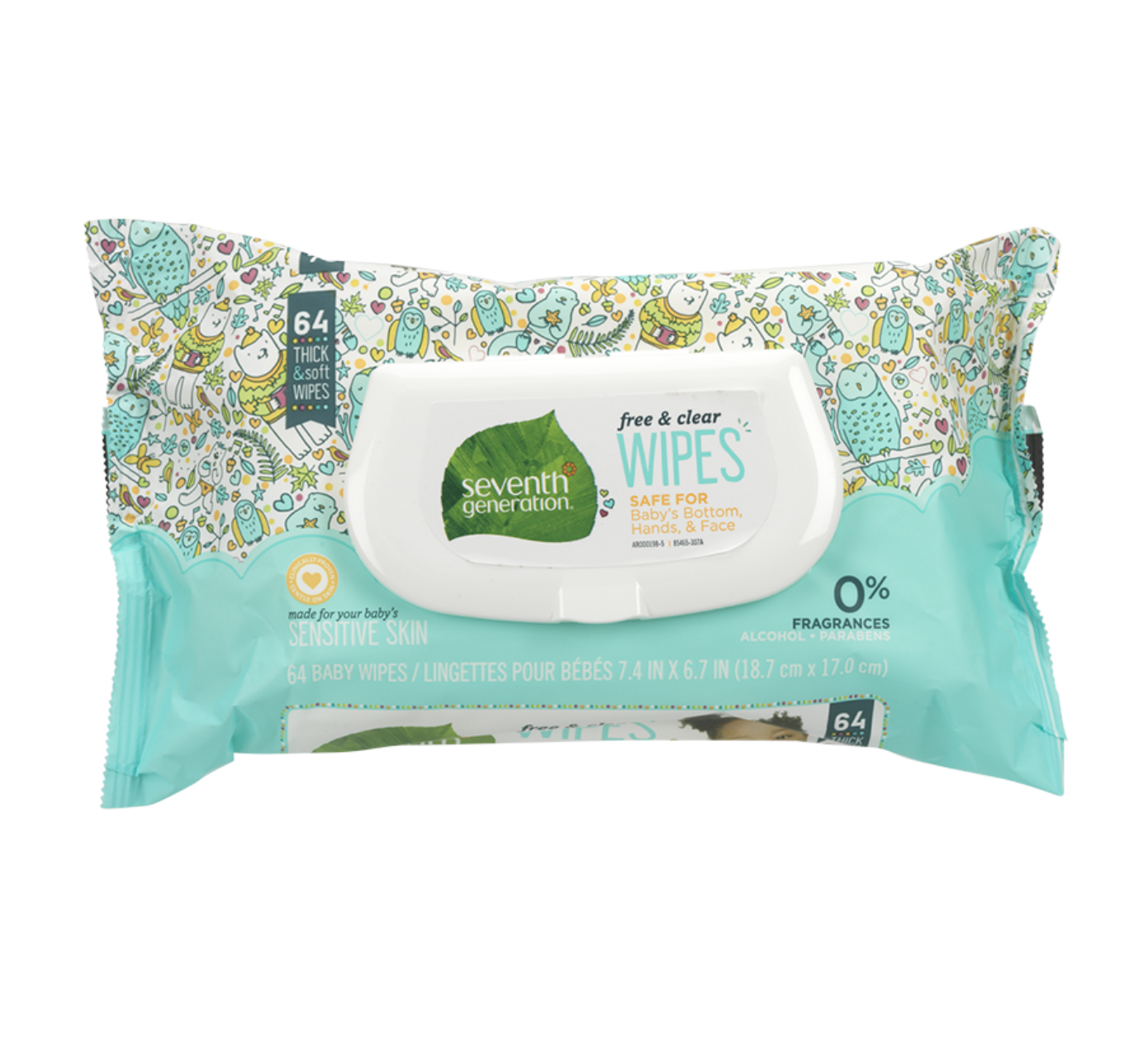 Seventh generation free and best sale clear wipes