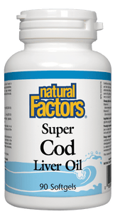 Natural Factors Super Cod Liver Oil 90 Softgels