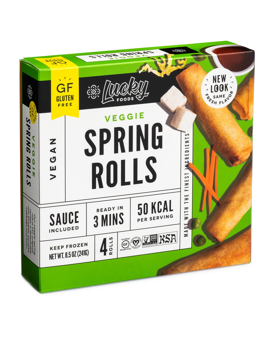 Lucky Gluten Free Spring Rolls 241g